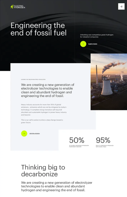 Website design example 5